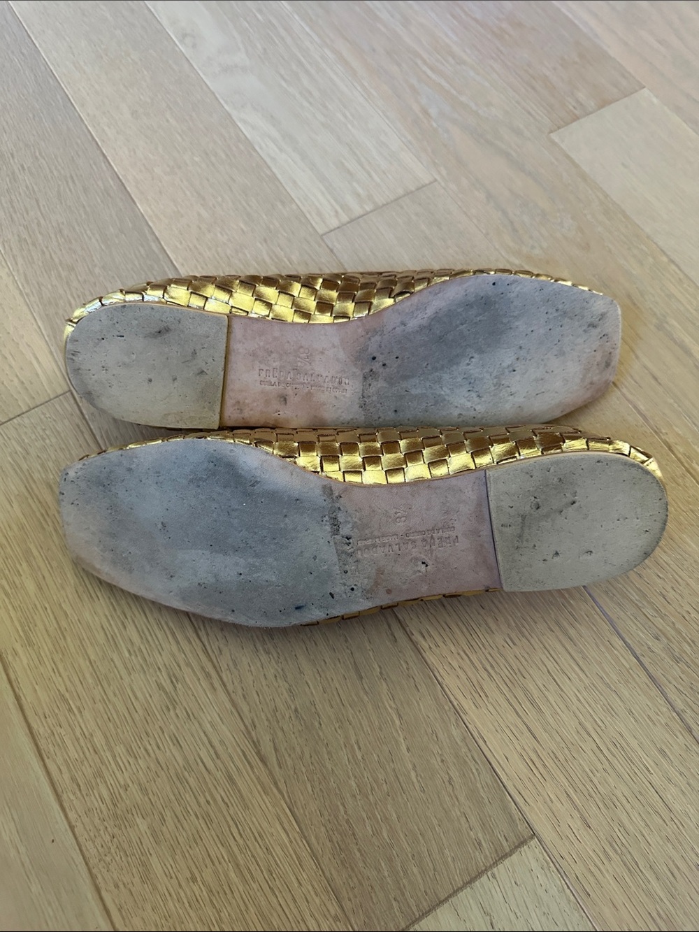 Freda Salvador - Jada Ballet Flats - Gold size 8.5 - Picture 14 of 14